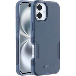 OtterBox iPhone 16 Phone Case Commuter Series – Slim, Rugged, Dual-Layer Protection, MagSafe Compatible, Shock-Absorbing, Drop Resistant – Black – Non-Retail Packaging in Kuwait