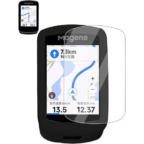 حالة Magene C606 Cycling Computer ، مادة Sillence ، امتصاص الصدمات وحماية مكافحة الإسقاط الناعمة ، مع واقي الشاشة ، أسود. in Kuwait