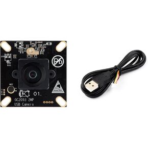 Waveshare GC2093 2MP USB Camera Module, Wide Dynamic Backlight Imaging, Fixed-Focus, Onboard Microphone, Adopts GC2093 Sensor Chip, USB 2.0 Interface in Saudi Arabia