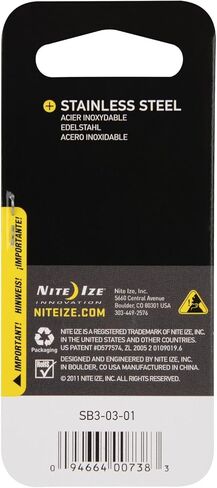 Nite Ize SB3-03-01 3 Lb Black S-Biner in Saudi Arabia