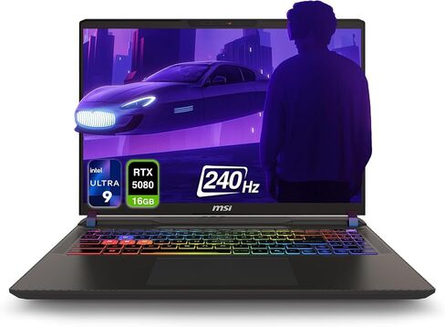 MSI Vector 16 HX AI Gaming Maming Captop ، Intel Ultra 9-275HX ، 32 GB DDR5 RAM ، 1 TB PCIE SSD ، 16 " in Saudi Arabia