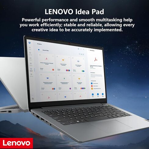 Lenovo IdeaPad 1 Daily/Student 14 "HD LAPTOP ، ذاكرة الوصول العشوائي 12 جيجابايت ، تخزين 448 جيجابايت (128 جيجا بايت EMMC + 256GB PCIE + 64GB USB) ، 1 سنة Office 365 ، معالج Intel Core ، Win 11 Home ، Bundle مع UC310 64GB USB Flash Drive in Saudi Arabia