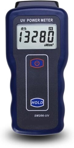 Roroll Light Meter ، UV Power Meter Display Broadband UV Detector UVA UVB LAMP LAMP Solar Film Ultraviolet Source Cannel in Kuwait