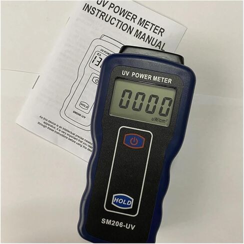 Roroll Light Meter ، UV Power Meter Display Broadband UV Detector UVA UVB LAMP LAMP Solar Film Ultraviolet Source Cannel in Kuwait