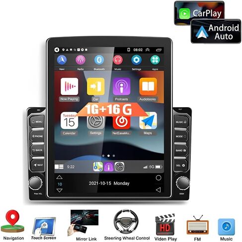 Upgrade Car Stereo Radio Fit for Nissan Frontier 2015-2021 w/Carplay Android Auto, Android13 Double Din 9.7 inch IPS Touch Screen Car Radio with WiFi GPS Bluetooth AHD Camera Mic -2+32G in Saudi Arabia