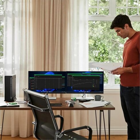 HP Desktop PC Elite SFF G9 | 6-core 5ghz Ryzen-5 Processor (1.3 مرة أسرع من Intel I7-1255U) | 32GB DDR5 RAM ، 1TB SSD | wifi | بلوتوث | HDMI ، USB ، RJ-45 | Windows 11 Pro | سلكية KB والماوس in Kuwait