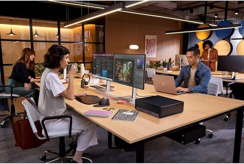 HP Desktop PC Elite SFF G9 | 6-core 5ghz Ryzen-5 Processor (1.3 مرة أسرع من Intel I7-1255U) | 32GB DDR5 RAM ، 1TB SSD | wifi | بلوتوث | HDMI ، USB ، RJ-45 | Windows 11 Pro | سلكية KB والماوس in Kuwait