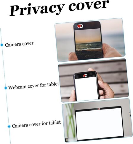 Popetpop 2 PCS كاميرا ويب Cover Cover Pattern Pattern Privacy Blocker لأجهزة الكمبيوتر المحمول سطح المكتب سهلة القشر عصا مختلس النظر in Saudi Arabia