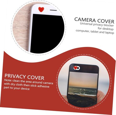Popetpop 2 PCS كاميرا ويب Cover Cover Pattern Pattern Privacy Blocker لأجهزة الكمبيوتر المحمول سطح المكتب سهلة القشر عصا مختلس النظر in Saudi Arabia