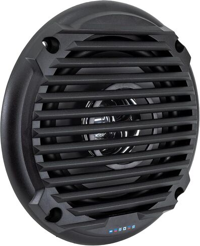 5.9" Dual Cone Marine Speaker Pair | 30W Max Power | Polypropylene Woofer & Mylar Tweeter | Waterproof UV & Corrosion Resistant | Flush Mount (White) in Kuwait