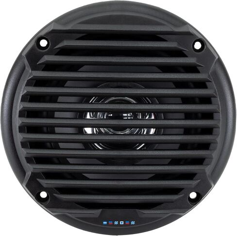 5.9" Dual Cone Marine Speaker Pair | 30W Max Power | Polypropylene Woofer & Mylar Tweeter | Waterproof UV & Corrosion Resistant | Flush Mount (White) in Kuwait