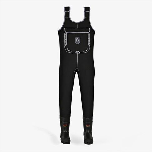 Gator Waders Mens Retro Neoprene Chest Chest For Men - Fltimate Mobility with inseam الغوائي - أحزمة الكتف القابلة للتعديل in Kuwait