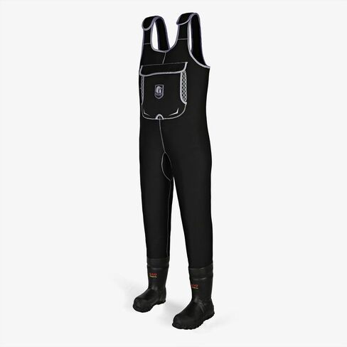 Gator Waders Mens Retro Neoprene Chest Chest For Men - Fltimate Mobility with inseam الغوائي - أحزمة الكتف القابلة للتعديل in Kuwait