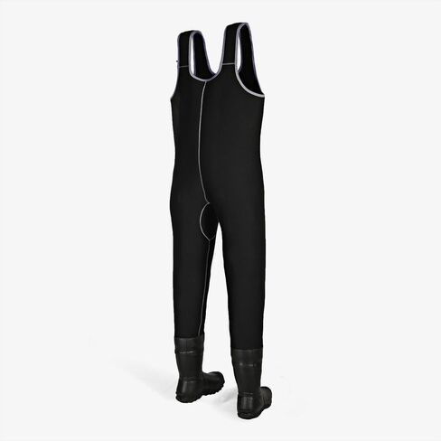 Gator Waders Mens Retro Neoprene Chest Chest For Men - Fltimate Mobility with inseam الغوائي - أحزمة الكتف القابلة للتعديل in Kuwait