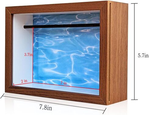 Fishing Lure Display Case, Small Fishing Bait Storage Box, Vintage Fishing Lures Decor, Fishing Lure Display Stand, Men's Gifts Can Be Used for Wall Decoration, Collection Room, Office in Kuwait