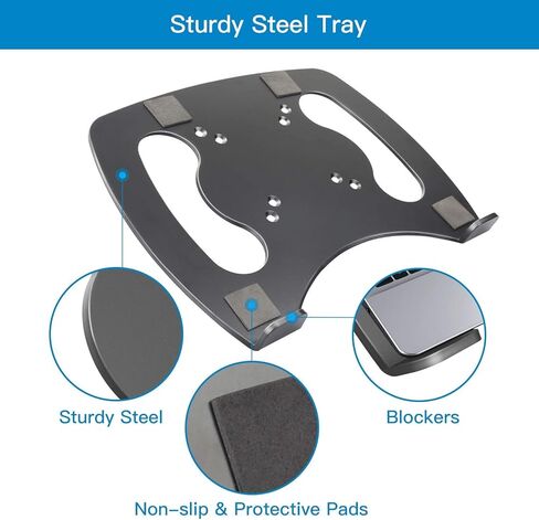 HUANUO Dual Monitor Mount&Laptop Tray in Saudi Arabia