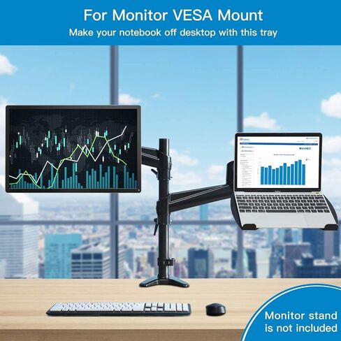 HUANUO Dual Monitor Mount&Laptop Tray in Saudi Arabia