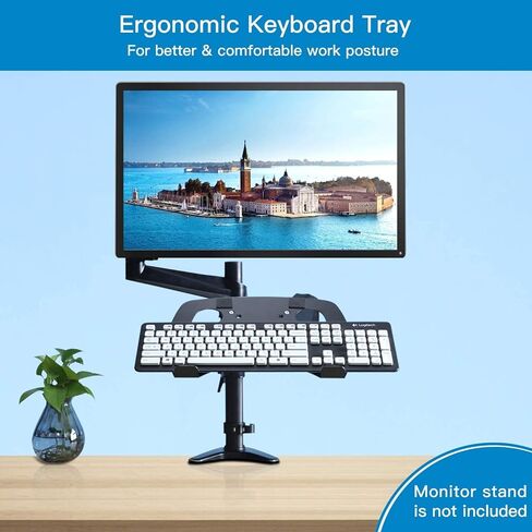 HUANUO Dual Monitor Mount&Laptop Tray in Saudi Arabia