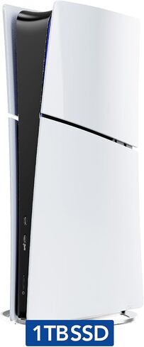 PlayStation 5 Slim Digital مع تخزين SSD 1 تيرابايت ، وحدة التحكم فقط - نظام ألعاب PS5 ، الأبيض [لعبة فيديو] (متجددة) [لعبة فيديو] in Kuwait