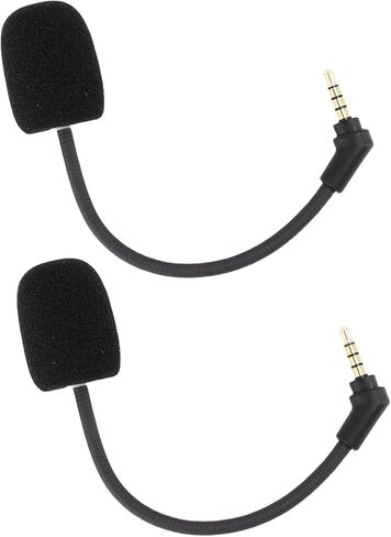 Mic microphone القابلة للفصل Yoidesu يناسب Hyper X Cloud Flight/Flight S ، إلغاء الضوضاء باستبدال MIC 3.5 مم in Kuwait