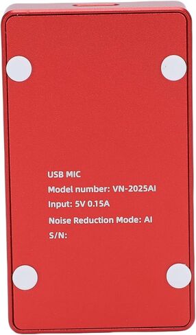 Bewinner USB Nove Novening Microphone ، قناة 2 مع 360 درجة التقاط الصوت متعدد الاتجاهات ، DSP AI ميكروفون لجهاز الكمبيوتر المحمول كمبيوتر سطح المكتب المكالمات (الذهب الوردي) in Saudi Arabia