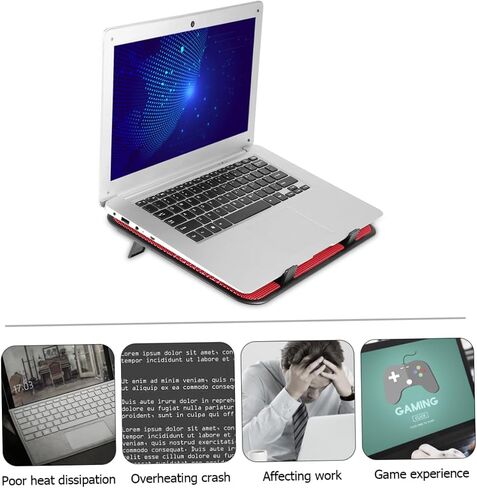 لوحة تبريد كمبيوتر محمول مع مراوح هادئة USB هادئة التصميم المريح للانزلاق من أجل تبديد حرارة كفاء in Saudi Arabia