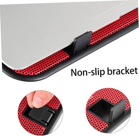 لوحة تبريد كمبيوتر محمول مع مراوح هادئة USB هادئة التصميم المريح للانزلاق من أجل تبديد حرارة كفاء in Saudi Arabia