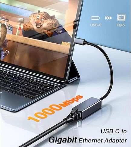 USB C إلى 2.5G محول Ethernet ، نوع USB C إلى محول شبكة Gigabit LAN متوافق مع Thunderbolt 3 4 ، لنظام التشغيل Mac و MacBook Air و MacBook Pro و LAPPHOP والكمبيوتر in Kuwait