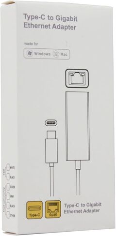 USB C إلى 2.5G محول Ethernet ، نوع USB C إلى محول شبكة Gigabit LAN متوافق مع Thunderbolt 3 4 ، لنظام التشغيل Mac و MacBook Air و MacBook Pro و LAPPHOP والكمبيوتر in Kuwait