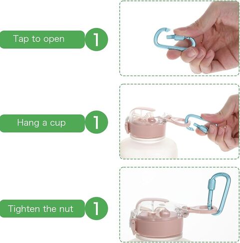 مقاطع Carabiner ، 8 PCS D-Ring Locking Carabiner Clip ، Snap Hook Sport Associor in Saudi Arabia