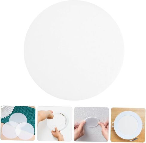PRETYZOOM 6Pcs Round Lampshade Diffuser for Table Lamps and Pendants Light Filtering Drum Shades Versatile Installation for Spotlights and Ambient Lighting in Saudi Arabia