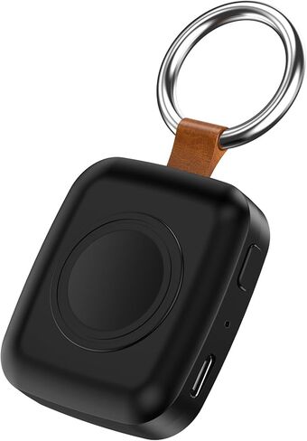 شاحن محمول لـ Samsung Galaxy Watch 8 Classic/Ultra ، شحن سريع لاسلكي 1200 مللي أمبير ، شاحن سفر محمول لـ Samsung Galaxy Watch 8/7/Ultra/6/Classic/5/Pro/4/3/2/1 in Saudi Arabia