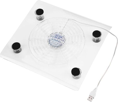 برودة دفتر ملاحظات هادئة ، مروحة لوح تبريد الكمبيوتر المحمول USB مع RGB LED Light in Kuwait