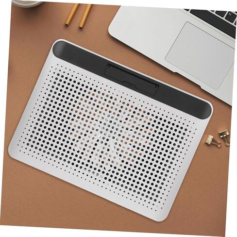 Quiet Laptop Cooling Pad with Aluminum Alloy Frame Mute Computer Cooler Stand for Laptops Up to Skid Design with Rotary Fan Control for Use in Saudi Arabia