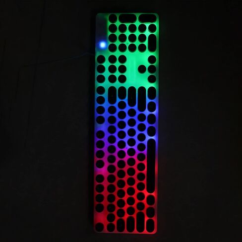Sanpyl Mechanical Keyboard, RBG Backlit USB 104 Keys Wired Gaming Keyboard High Speed Response Retro Punk Computer Keyboard for Laptop Desktops(Black) in Saudi Arabia