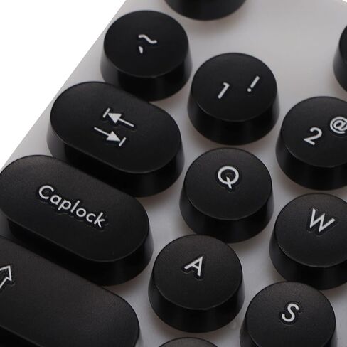 Sanpyl Mechanical Keyboard, RBG Backlit USB 104 Keys Wired Gaming Keyboard High Speed Response Retro Punk Computer Keyboard for Laptop Desktops(Black) in Saudi Arabia
