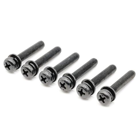 replacementscrews stand procks متوافقة مع LG 75UR8000AUA - 75 بوصة ur8000 series 4k تلفزيون ذكي - أقدام كاملة/أرجل مجموعة المسمار (حزمة 6) in Kuwait