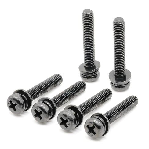 replacementscrews stand procks متوافقة مع LG 75UR8000AUA - 75 بوصة ur8000 series 4k تلفزيون ذكي - أقدام كاملة/أرجل مجموعة المسمار (حزمة 6) in Kuwait