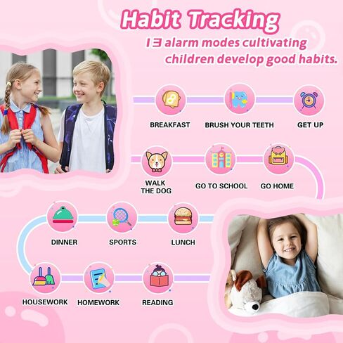 Kids Waterproof Smart Watch with 32 Games HD Touchscreen Dual Camera Music Player Pedometer Flashlight Habit Tracking Storybook, Birthday Gifts for 5-12 Year Olds Boy Include Lanyard Screen Protectors in Saudi Arabia