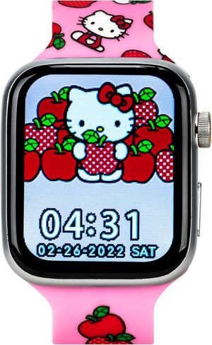 Hello Kitty Smart Watch for Girls by Accutime with Interactive Touchscreen, Bluetooth, Camera, Music, Fitness & Activity Tracking - Durable & Stylish (Model: HK4208) in Saudi Arabia