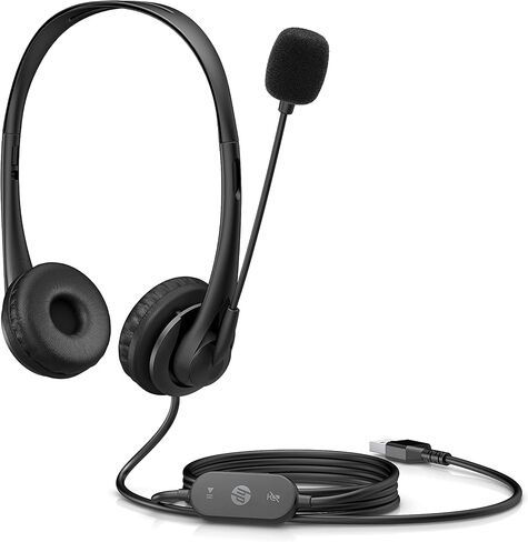 HP Hewlett Packard 428H5AAABL Stereo USB-a Headset G2 in Saudi Arabia