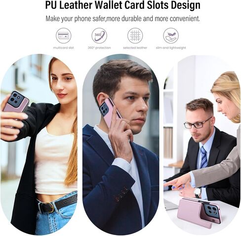 ASAPDOS لـ Motorola Moto G 5G 2025 CASE مع حامل البطاقة ، PU LEATHER SHORCHPLAIN in Kuwait