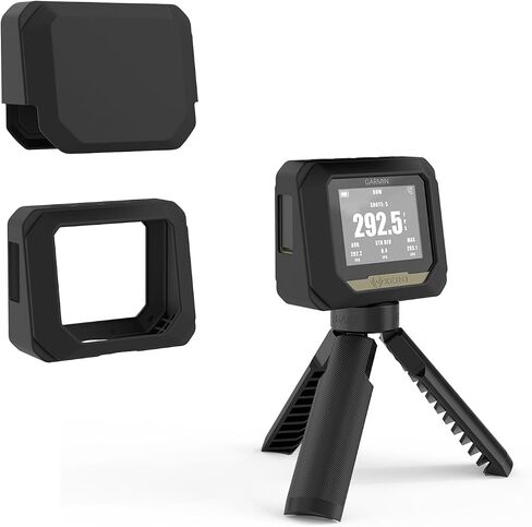 علبة الجلد السيليكون الواقية متوافقة مع Garmin Xero C1 Pro Chronograph-غطاء حالة التغطية الكامل ، مضاد للخلع ، غير سوداء （الأسود） in Saudi Arabia
