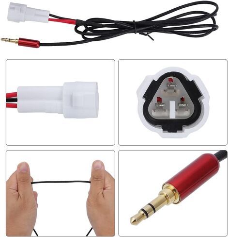 لـ Kawasaki Vulcan 1700 Audio MP3 Cable Wire Harness تم ترقيتها 2009-2020 in Saudi Arabia