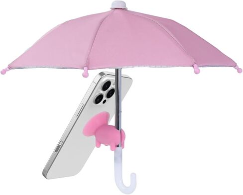Cell Phone Umbrella for Sun Shade, Universal Adjustable Stand With Cute Piggy Suction Cup, Outdoor Anti-reflective Glare Blocking Cell Phone Sun Visor in Kuwait