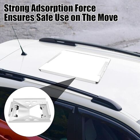Magnetic Suction Cup Vehicle Mount for Starlink Mini – Heavy-Duty Black Roof Mount Kit with Secure Grip for Cars, RVs, Vans, Campers, and Boats in Saudi Arabia