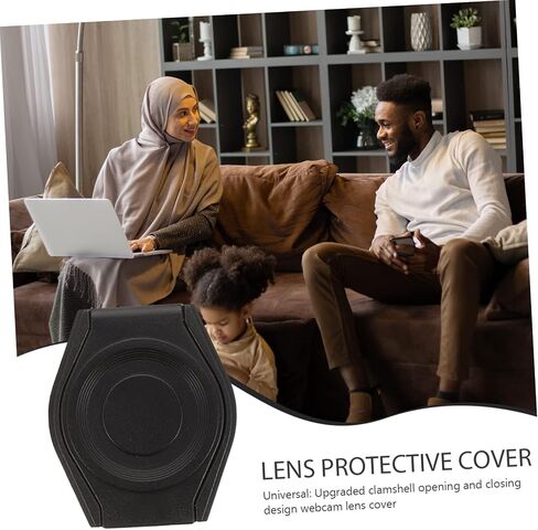 تغطي خصوصية كاميرا الويب Stobok 5PCS حماة الكاميرا السوداء لتعزيز خصوصية بيانات الأمان المتوافقة مع أجهزة الكمبيوتر المحمولة سهلة الاستخدام in Saudi Arabia
