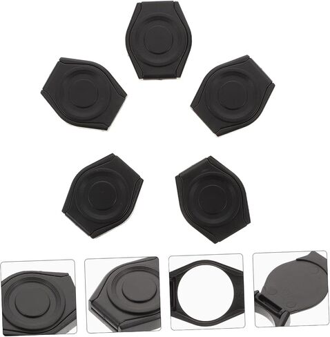 تغطي خصوصية كاميرا الويب Stobok 5PCS حماة الكاميرا السوداء لتعزيز خصوصية بيانات الأمان المتوافقة مع أجهزة الكمبيوتر المحمولة سهلة الاستخدام in Saudi Arabia