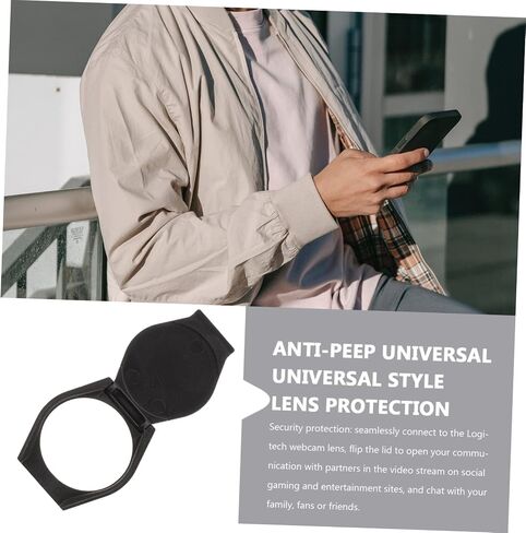 تغطي خصوصية كاميرا الويب Stobok 5PCS حماة الكاميرا السوداء لتعزيز خصوصية بيانات الأمان المتوافقة مع أجهزة الكمبيوتر المحمولة سهلة الاستخدام in Saudi Arabia