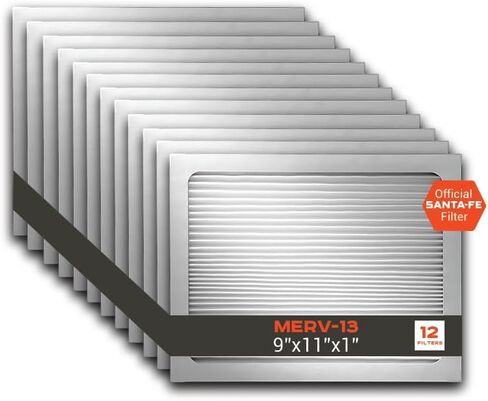 Santa Fe 9 x 11 x 1 MERV 13 Replacement Dehumidifier Filters - 6 Pack in Saudi Arabia